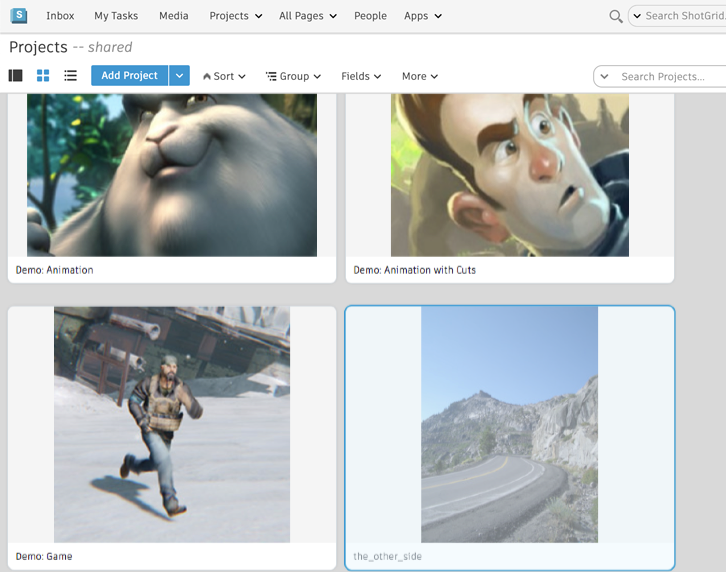 ShotGrid project